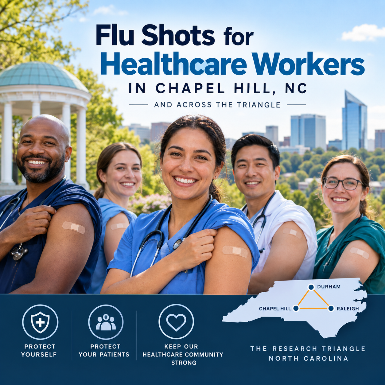 Flu Shots for Healthcare Workers in Chapel Hill, NC