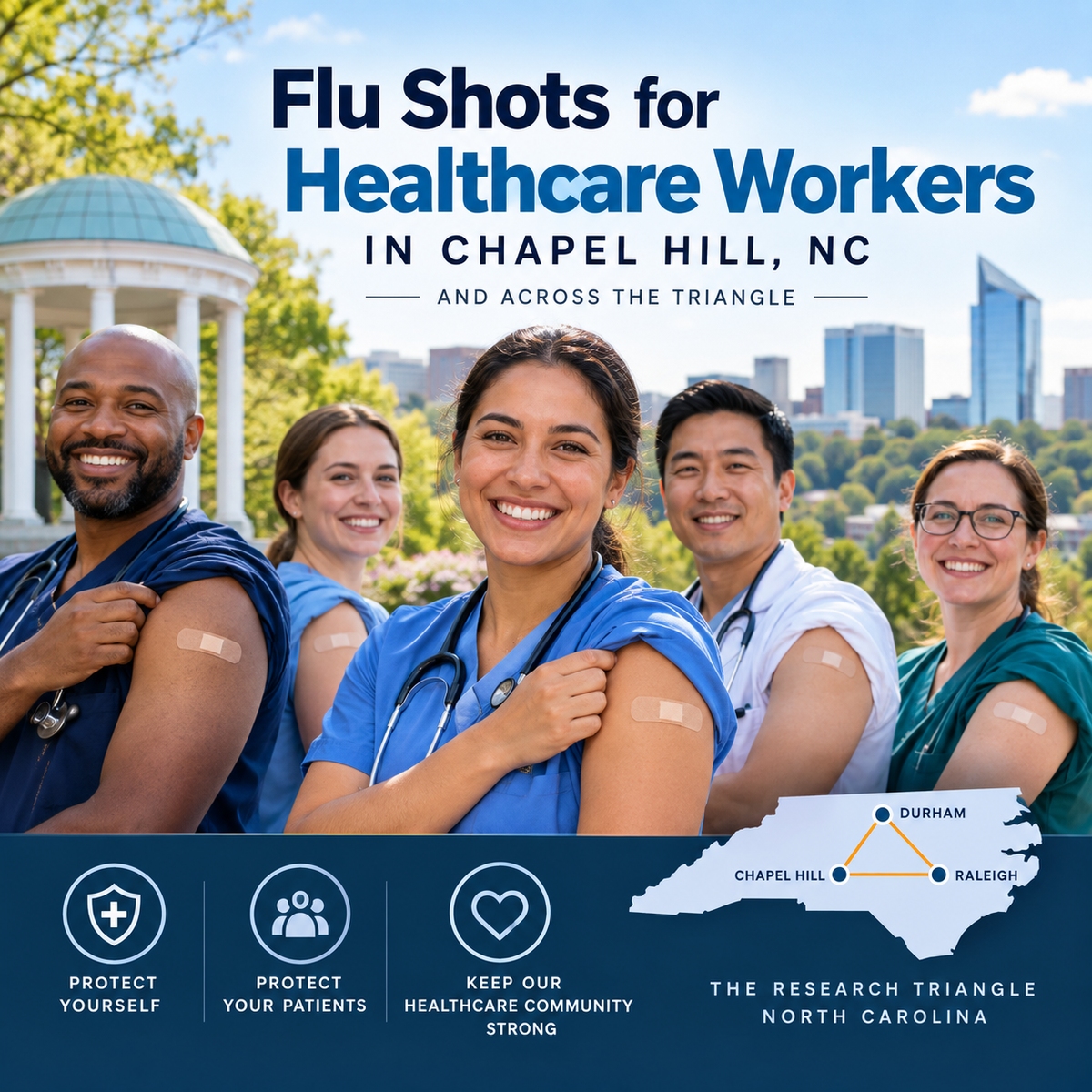 Flu Shots for Healthcare Workers in Chapel Hill, NC