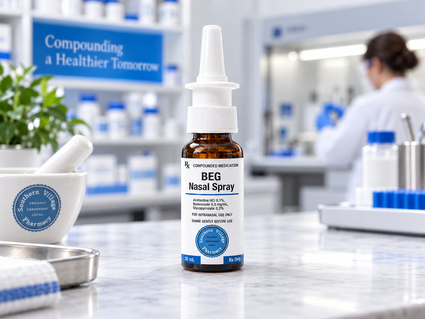 Compounded BEG Nasal Spray in Chapel Hill, NC: Uses, Ingredients & Where to Get It Made