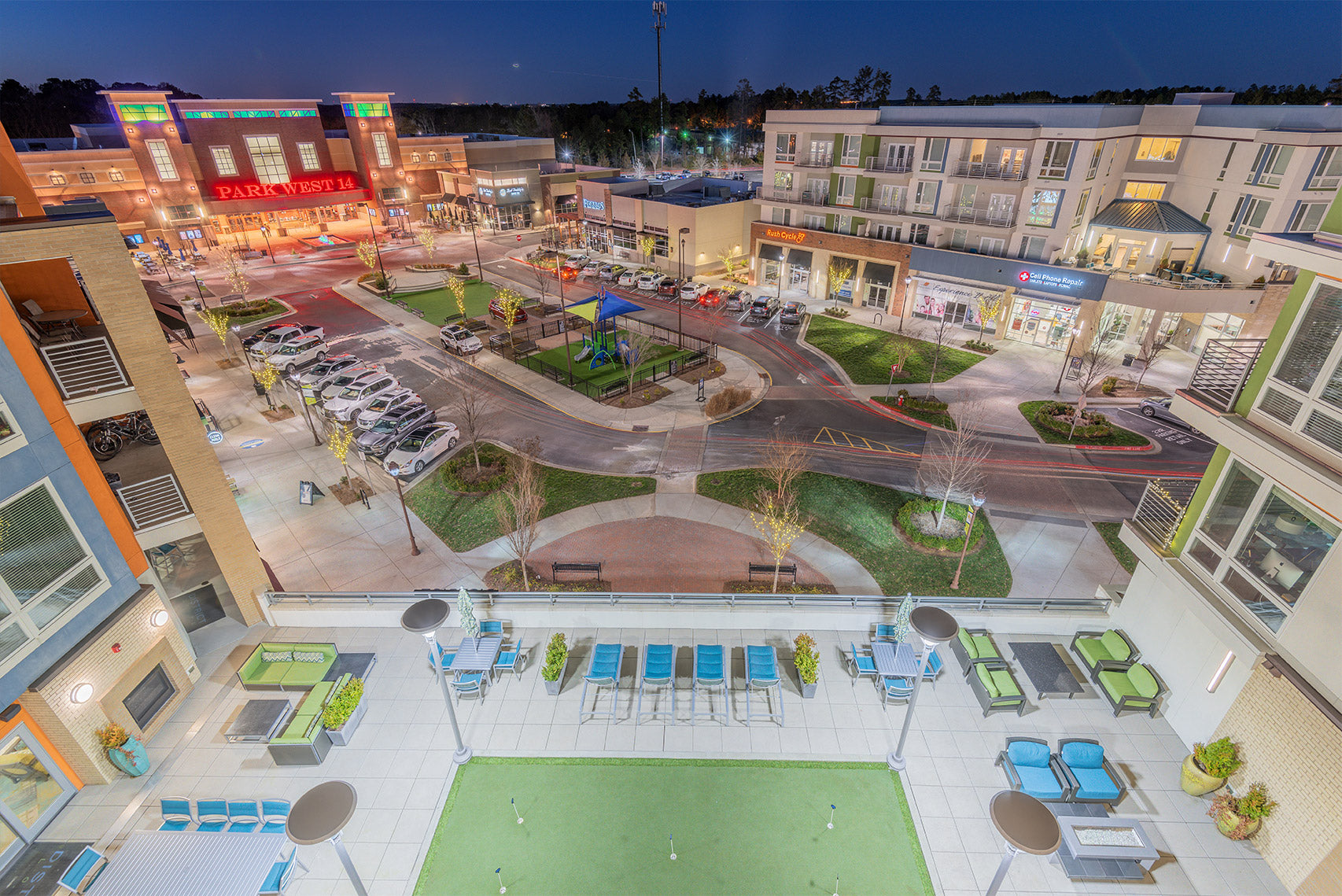 Park West Village in Morrisville North Carolina near Research Triangle Park and local neighborhoods